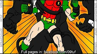 VENOM VS ROBIN HOMO-EROTIC COMIC(PREVIEW)