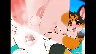 Orange Fleecy Gets Fucked Anal